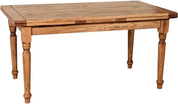 Masa extensibila, L160(290) 90 H80 cm, natur antichizat, lemn masiv