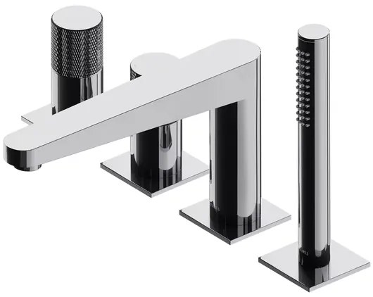 Baterie de cada dus cu 4 elemente Omnires Contour