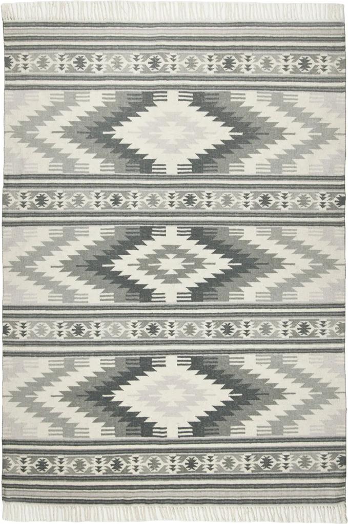 Covor Modern & Geometric Vintage, Gri, 65x135