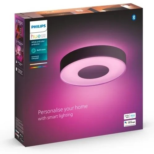 Philips Hue XAMENTO LED RGBW, 33,5W, 230V, IP44, stropní stmívatelné koupelnové