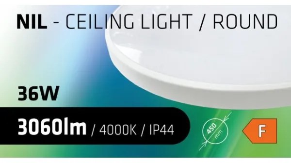Plafonieră LED pentru baie CIRCLE LED/36W/230V 4000K d. 45 cm IP44 alb