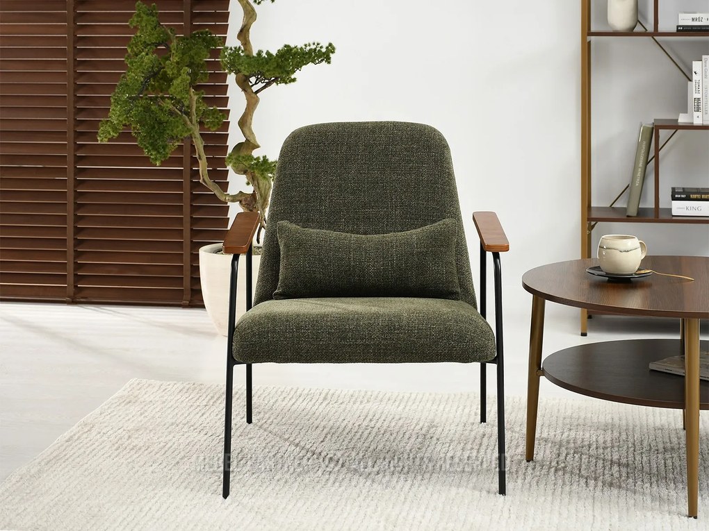 Fotoliu Elba (verde + nuc). 1110002