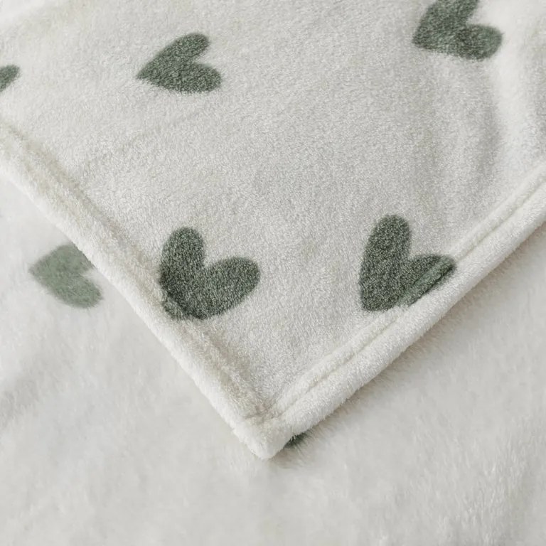 Patura Cocolino HEARTINO, crem Dimensiune: 150 x 200 cm
