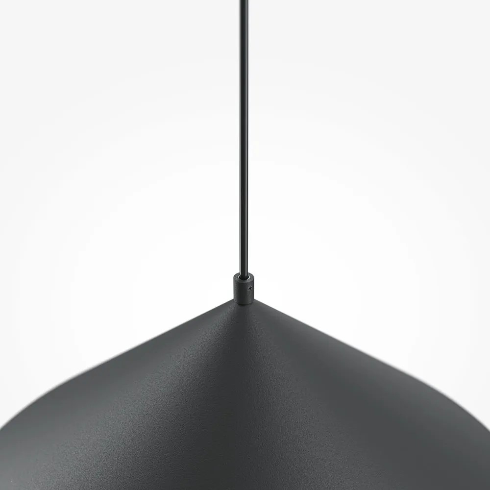 Lustra/Pendul metalic Basic D-35cm negru