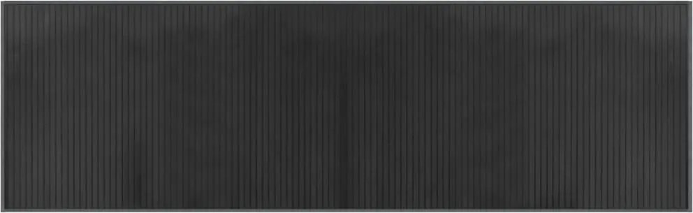 vidaXL Covor dreptunghiular, gri, 60x200 cm, bambus