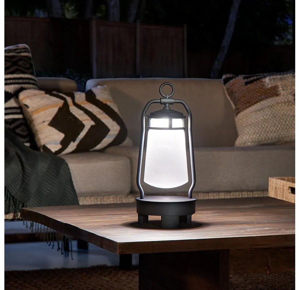 Lampă LED de exterior cu difuzor Elstead KL-LYNDON-BT-B-BK LED/3W/230V IP44