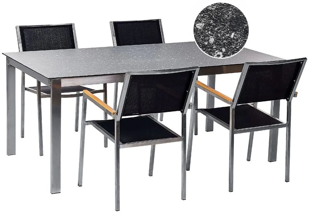 Set mobilier de grădină Cleopatra (negru). 1078481