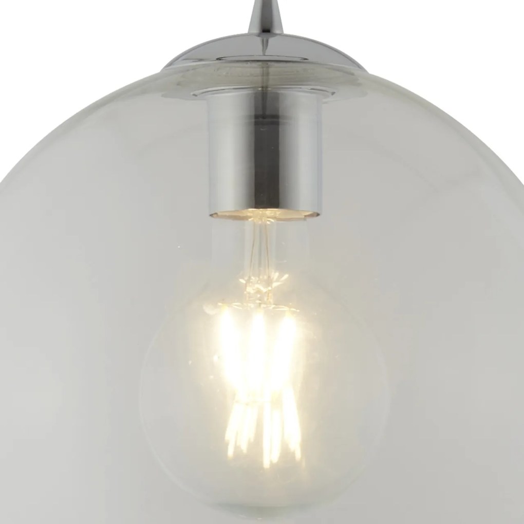 Pendul design modern 25cm Balls crom/ clar 1621CL SRT