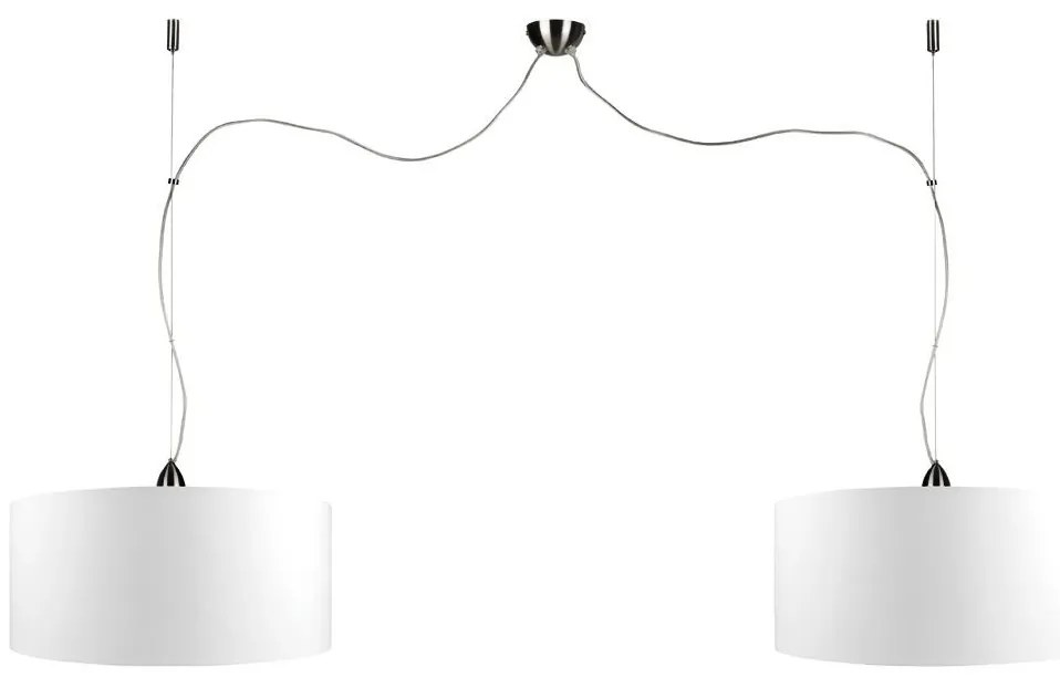 Lustra cu 2 pendule ROME/H2 abajur 47x23cm disponibil in 8 culori