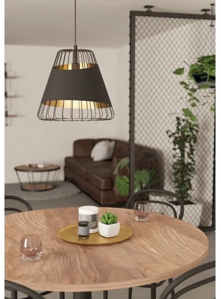 Eglo 49509 - Lustră pe cablu AUSTELL 1xE27/60W/230V