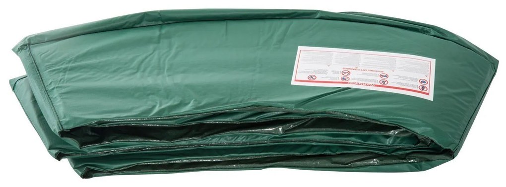 Homcom Copertura di protezione per trampolino elastico, Verde, Ø305cm