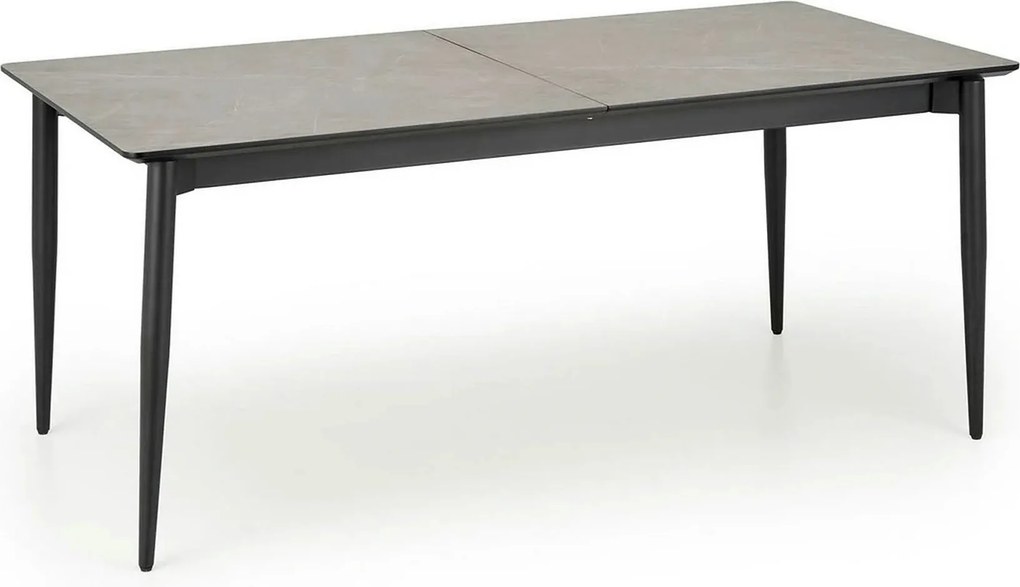 Masa extensibila CHARLES, gri/negru, 180/260x90x76 cm