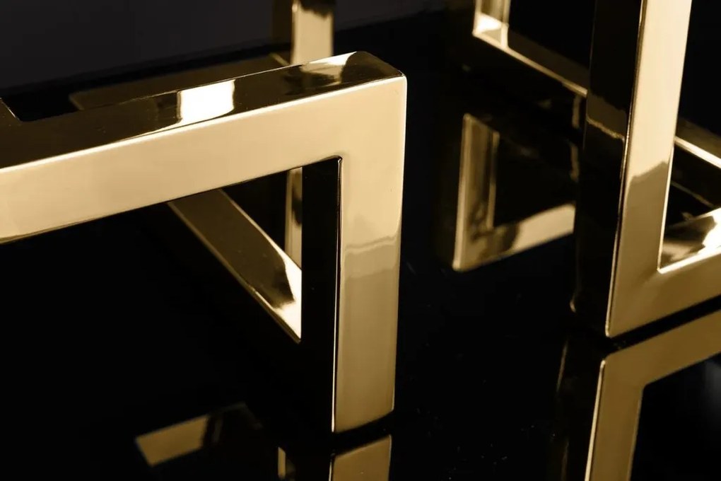 Suport pentru 5 lumanari, Auriu, ABSTRACT 50cm