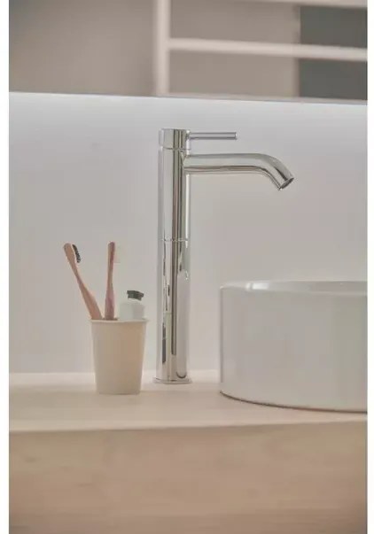 Baterie lavoar inalta Ideal Standard Ceraline cu ventil metalic Pop-Up crom lucios