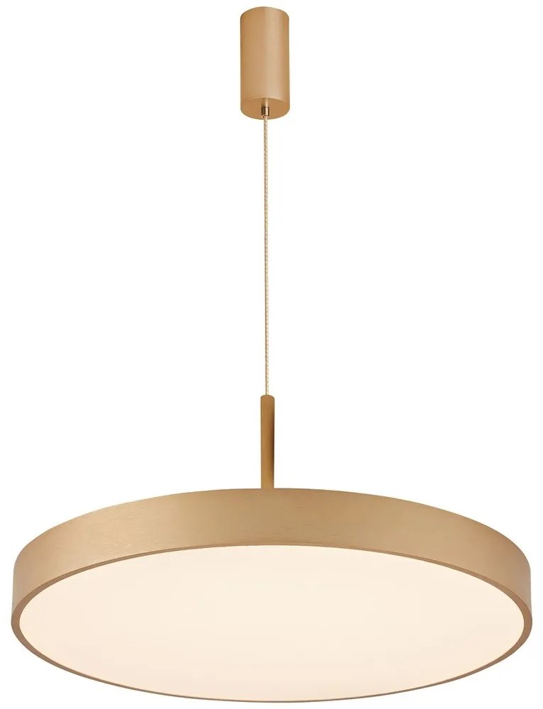 Azzardo AZ5092 - Lustră LED dimabilă pe cablu MARCELLO LED/60W/230V auriu + + telecomandă