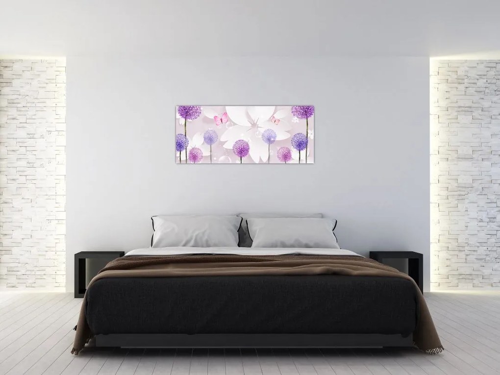 Tablou - Pe râul florilor (120x50 cm)
