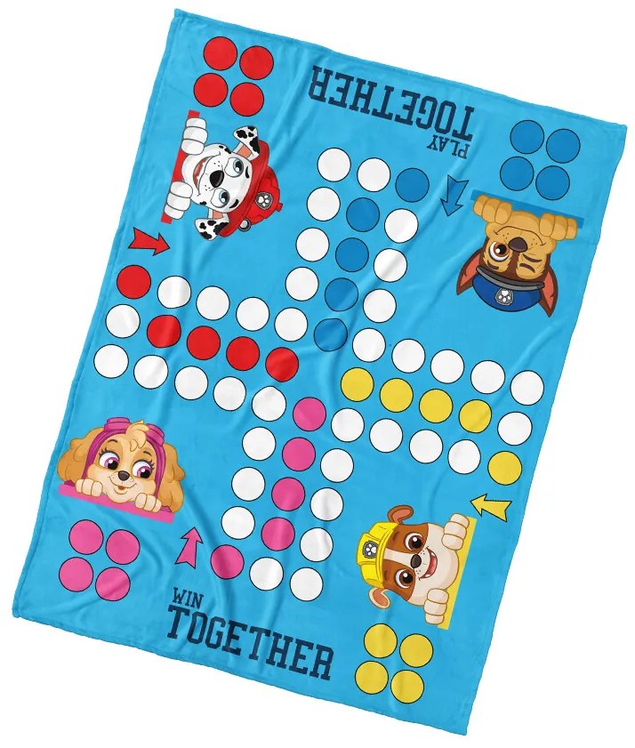 Carbotex Pătură pentru copii Paw Patrol ČlověčeNezlob Se, 130 x 170 cm