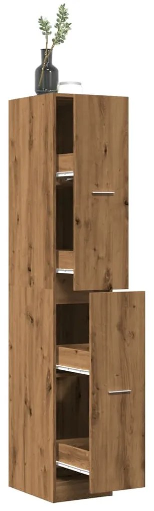 vidaXL Dulap farmacie, stejar artizanal, 30x41x174,5cm, lemn prelucrat