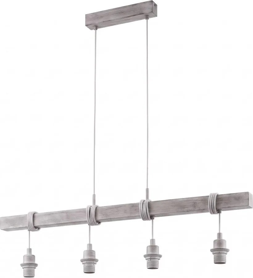 Eglo - Cablu de alimentare TOWNSHEND 4xE27/60W/230V pin/gri