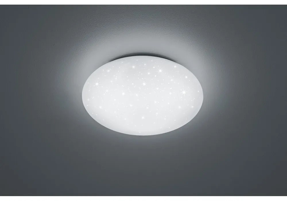 Plafonieră LED Trio Putz I, ⌀ 27 cm, alb