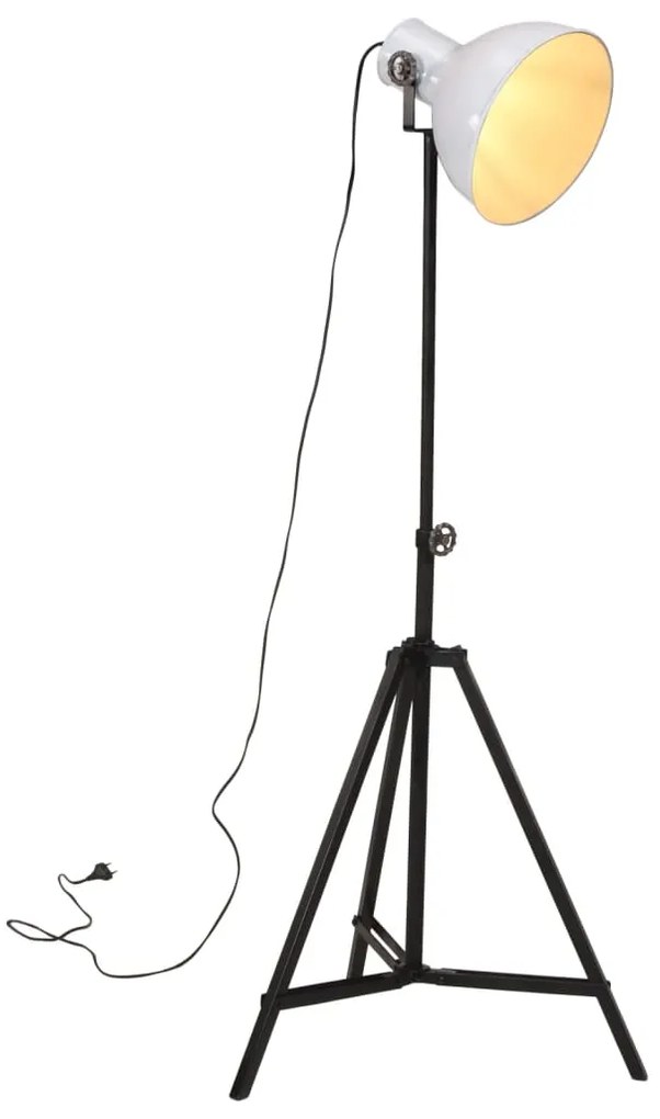 vidaXL Lampă de podea, alb, 61x61x90/150, 25 W, E27
