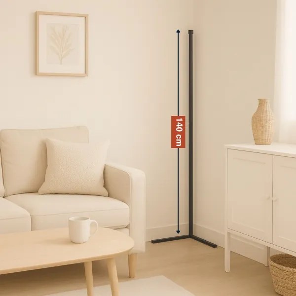 Grundig - Lampă de podea LED RGBW reglabilă LED/6W/230V + telecomandă