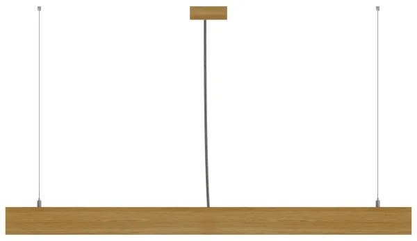 Lustră LED pe cablu LOOK LED/36W/230V 4000K 120 cm stejar APLED