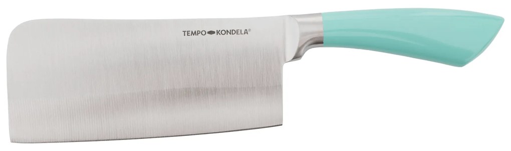 TEMPO-KONDELA JARYN, set de cuţite într-un suport, 9 buc., neo mentă