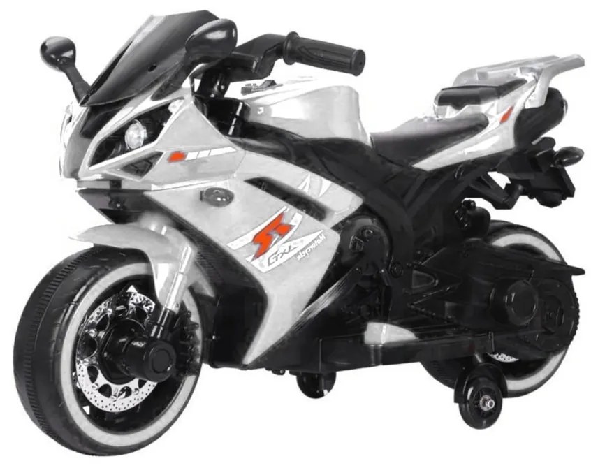 Motocicleta Electrica cu Acumulator Pentru Copii NOVOKIDS™ Storm Motor Duo GTX, Cu melodii si lumini, 12V, Max 30 kg, Trotineta Electrica, Roti