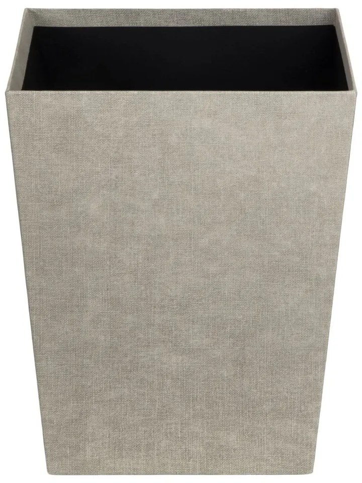 Coș de gunoi bej Sofia Canvas Paper Laminate – Bigso