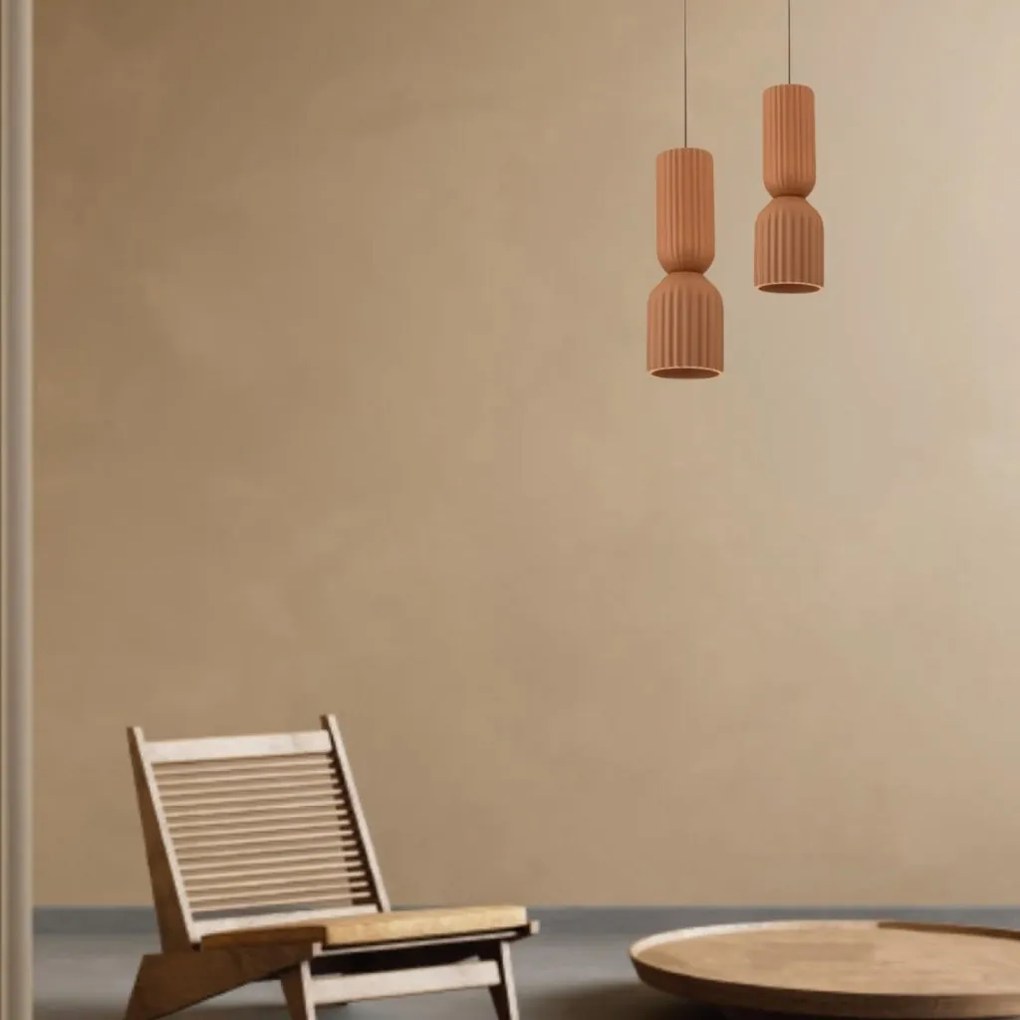 Pendul, Design Natural, PLASTER TERRACOTTA, ZB-2596
