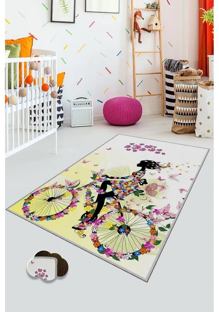 Covor antiderapant pentru copii Conceptum Hypnose Fairytale, 120 x 180 cm