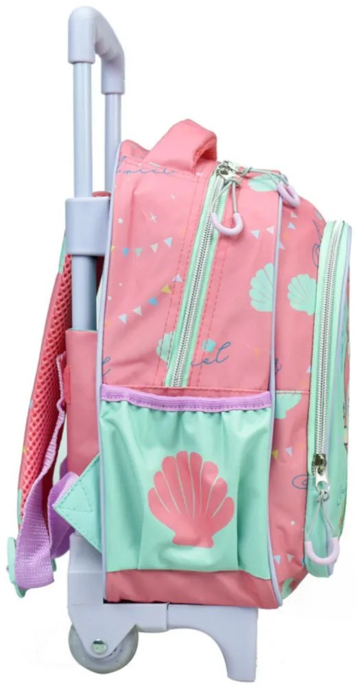 Prințesele Disney Ariel rucsac de grădiniță pe roți, geantă 30 cm