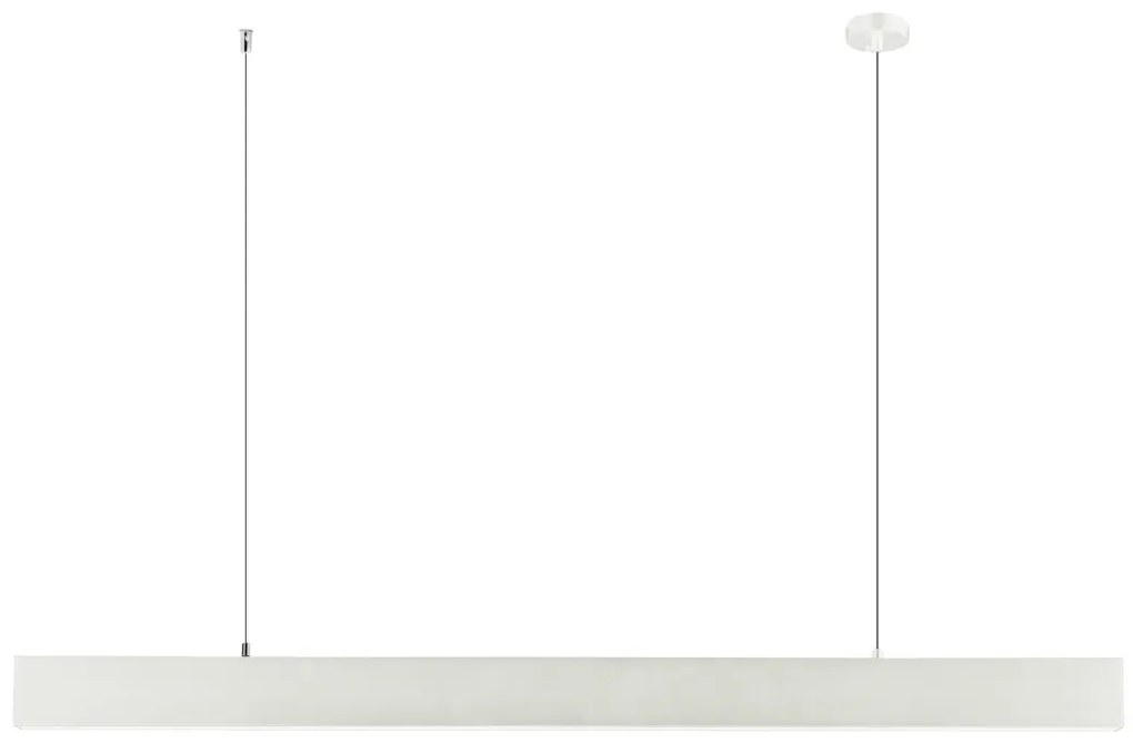 Lustra LED moderna design minimalist LINNEA 112cm alba