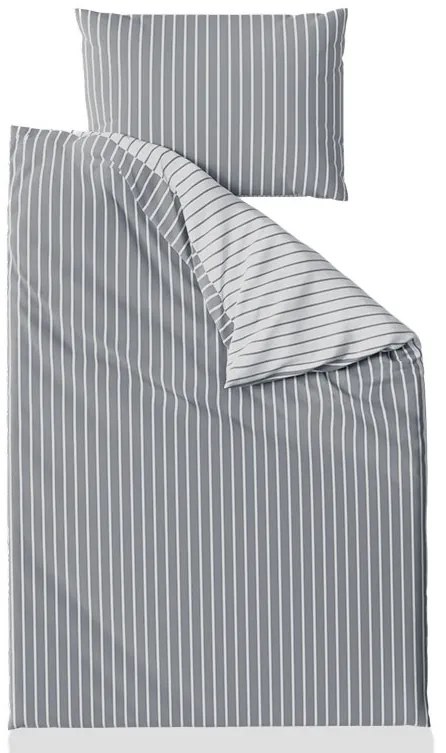 Lenjerie de pat din bumbac Renforce CAPRIVI gri cu nasture Dimensiunile lenjeriei: 70x90 cm; 140x220 cm