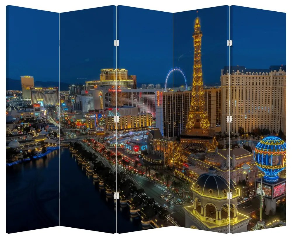 Paravan - Las Vegas nocturn (210x170 cm)