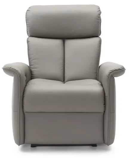 Fotoliu Busty La comanda, orice culoare., 97 cm, 90 cm, 111 cm, Fotoliu piele naturala Madras cu recliner electric