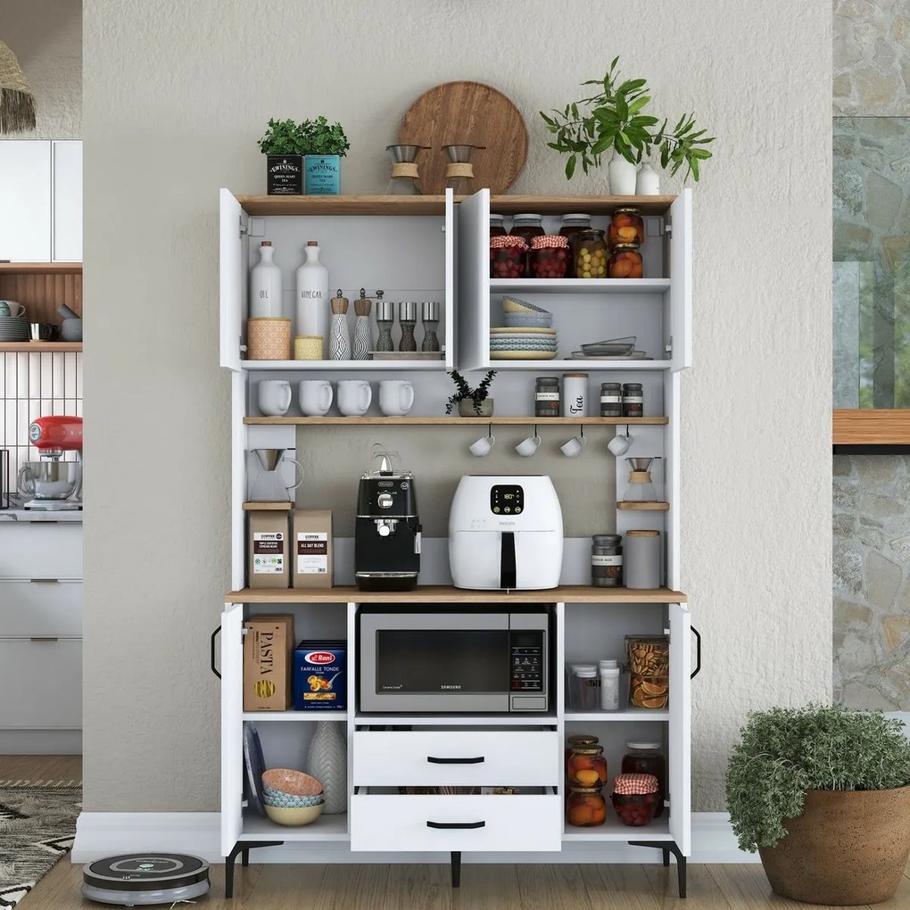 Dulap Jedy Walnut and White