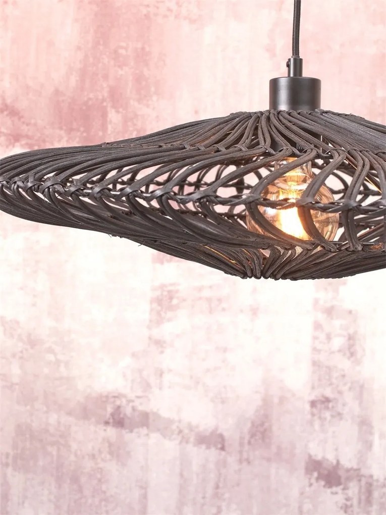 Lampadar eco din bambus cu ratan Zanzibar S bl/40cm, bl