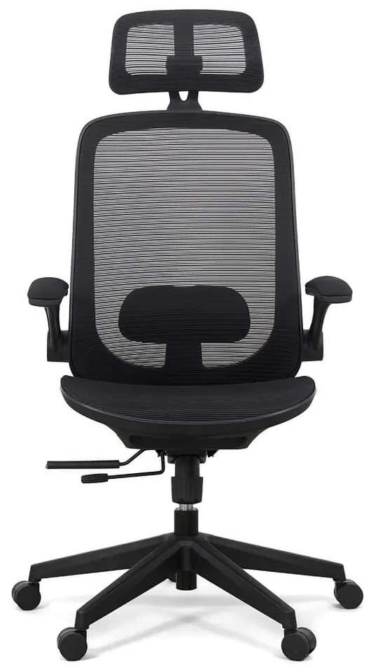 Scaun ergonomic SYYT 9509 negru, mesh complet și șezut reglabil