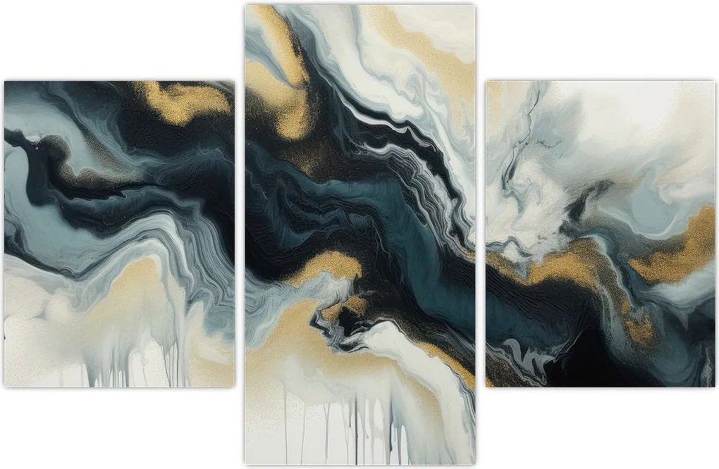 Tablou - Desen marmorat (90x60 cm)