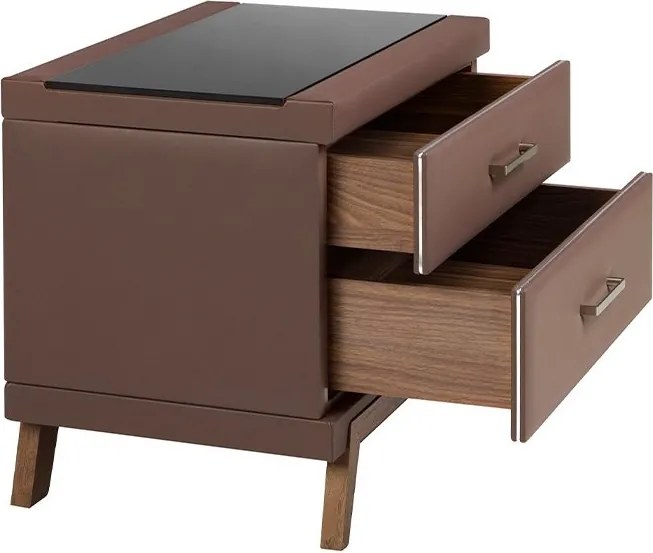 Noptiera eleganta design LUX Brown