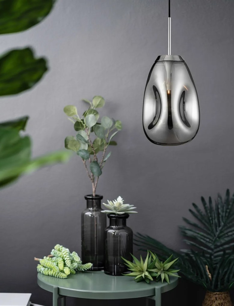 Lustra / Pendul design modern decorativ Lava crom NVL-9190392