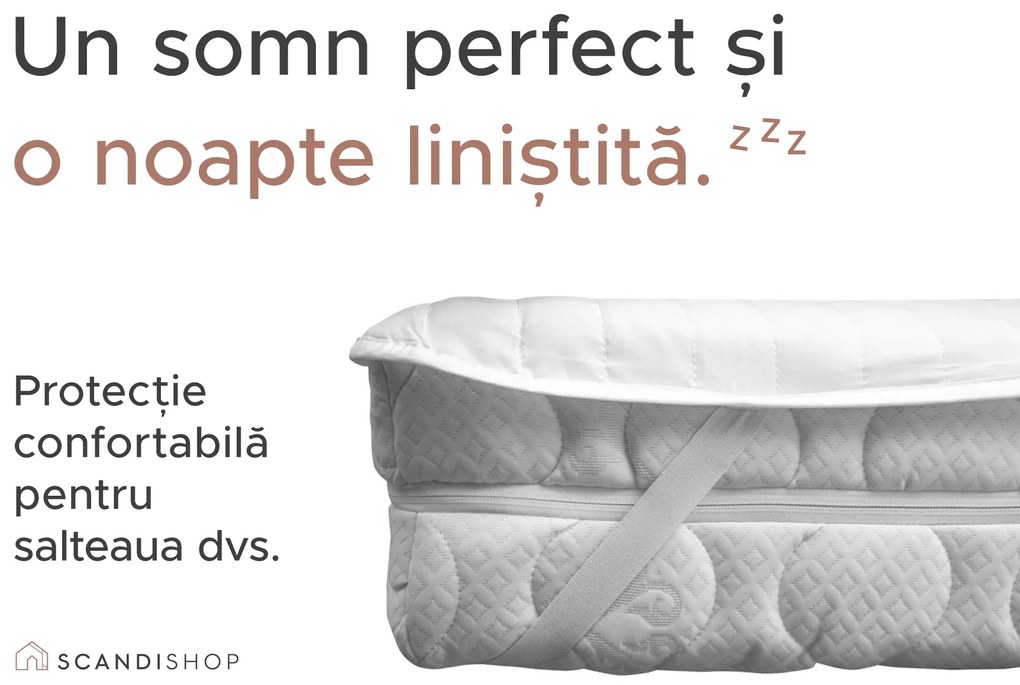 Protectie saltea impermeabila matlasata 90 x 200 cm