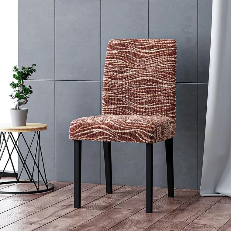 Gaico Huse bielastice UNIVERSO NOU dungi maro scaun cu spatar 2 buc (45 x 45 x 50 cm)