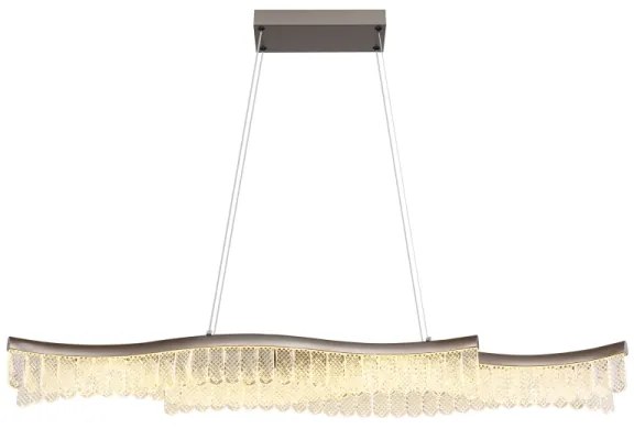 Lustră LED pe cablu Globo 67348H JULIET LED/35W/230V 3200K crom mat