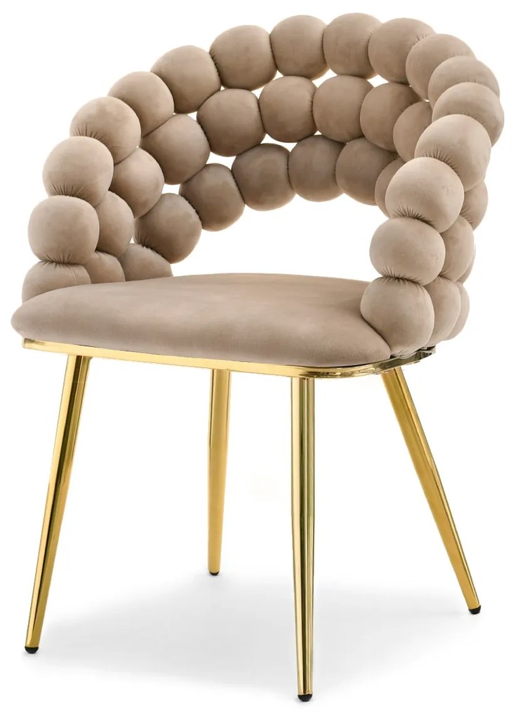 Scaun Lulish (bej + auriu). Promo -11%. 1111116
