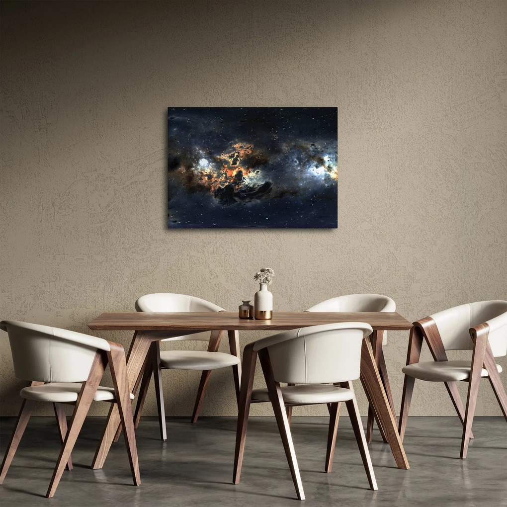 Tablou - Universul cu Nebula (70x50 cm)