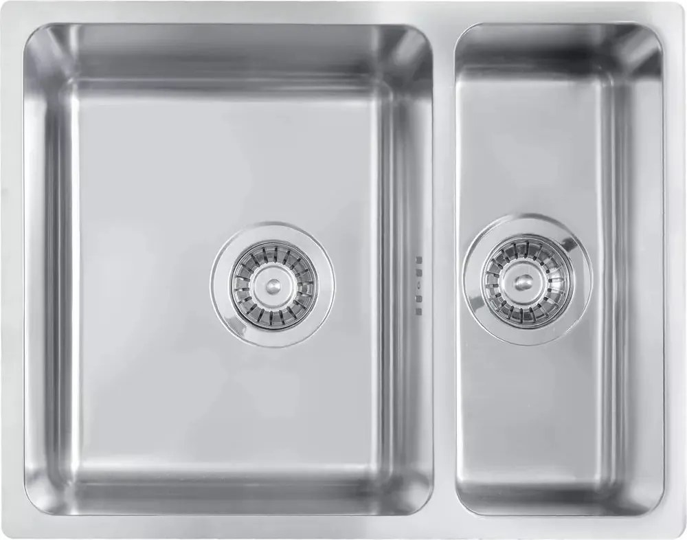 Chiuveta Deante Egeria inox satinat 2 cuve 58x44 cm
