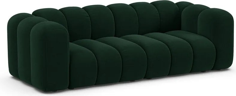 Canapea verde-închis 228 cm Lupine – Micadoni Home